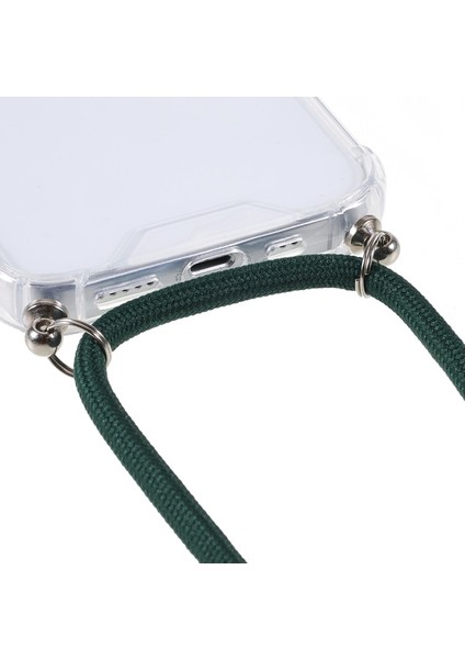 Apple iPhone 13 Için Kayışlı Akrilik + Tpu Telefon Kılıfı - Siyah/yeşil (Yurt Dışından) fiyatları