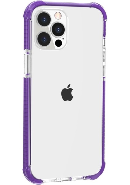 Apple iPhone 13 Pro Için Akrilik Dört Köşe Korumalı Darbeye Dayanıklı Telefon Kılıfı - Mor (Yurt Dışından) fiyatları