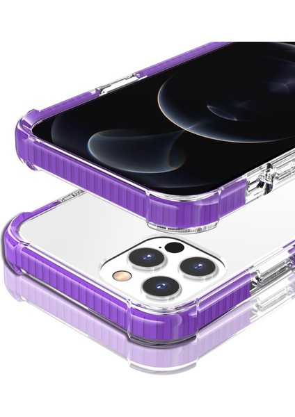 Apple iPhone 13 Pro Için Akrilik Dört Köşe Korumalı Darbeye Dayanıklı Telefon Kılıfı - Mor (Yurt Dışından) indirimleri