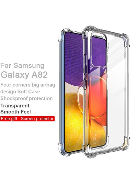 Imak Samsung Galaxy A82 Için Tam Kapsamlı Esnek Tpu Telefon Kılıfı (Yurt Dışından)