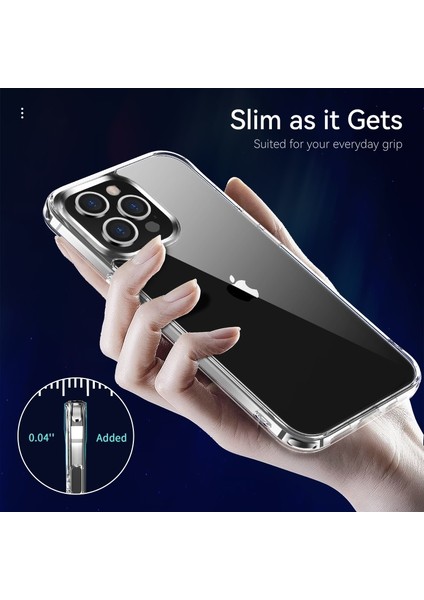 Apple iPhone 13 Pro Max Için Yumuşak Tpu + Pc 4 Köşe Korumalı Darbeye Dayanıklı Telefon Kılıfı - Şeffaf (Yurt Dışından) modelleri