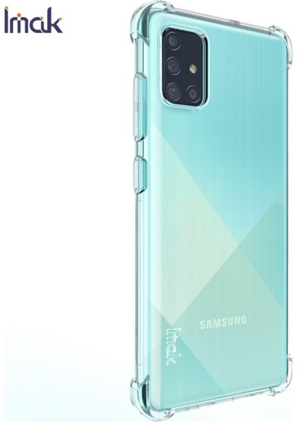 Imak Samsung Galaxy A71 Için Yumuşak Tpu Telefon Kılıfı + Ekran Koruyucu Film (Yurt Dışından)