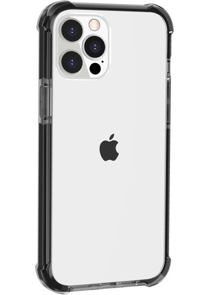 Apple iPhone 13 Pro Için Akrilik Dört Köşe Korumalı Darbeye Dayanıklı Telefon Kılıfı - Siyah (Yurt Dışından) fiyatları
