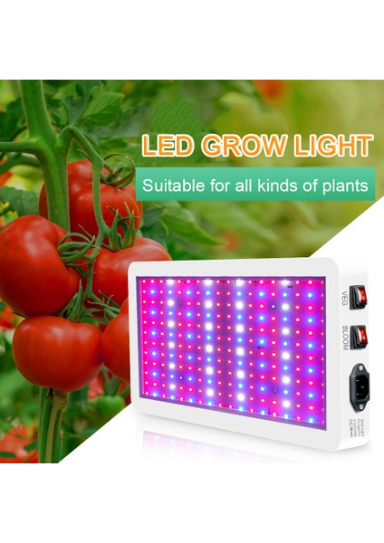 1000W 216 LED Işıklı Bitki Işığı - Çok Renkli (Yurt Dışından)