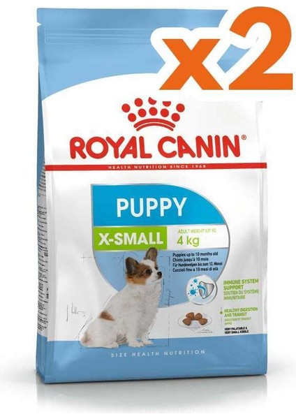 x-Small Puppy Küçük Irk Yavru Köpek Maması 1,5 kg x 2 Adet