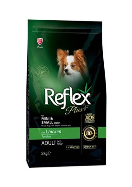 Plus Mini & Small Tavuklu Küçük Irk Köpek Maması 3 kg