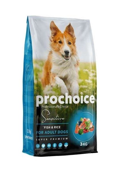 Sensitive Balıklı Hassas Yetişkin Köpek Maması 3 kg