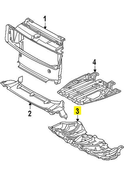 Range Rover Vogue Karter Muhafazası 2002-2012 KRN500200 fiyatları
