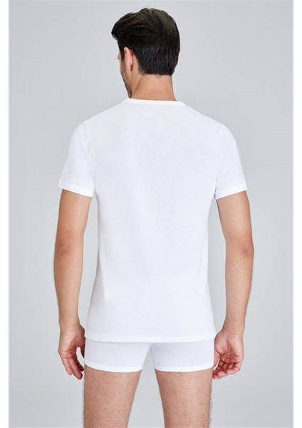 Enrico V Yaka 2li Erkek T-Shirt modelleri