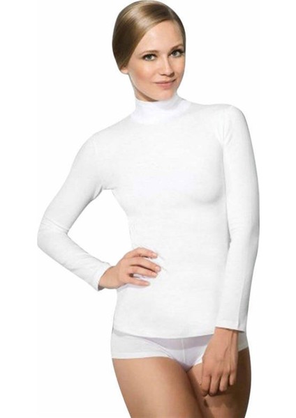 Uzun Kollu Boğazlı T-Shirt 8510 fırsatları