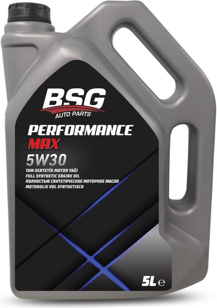 Performance Max Motor Yağı 5W30 - 5 Litre ( Üretim YILI:2022 )