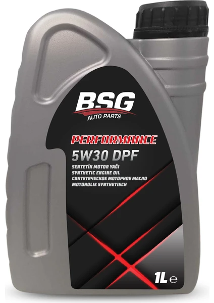 Bsg Performance Partiküllü Motor Yağı 5W30 - 1 Litre ( Üretim YILI:2022 )