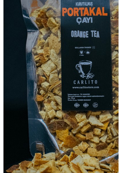 Kurutulmuş Bitkisel Portakal Çayı 80 gr