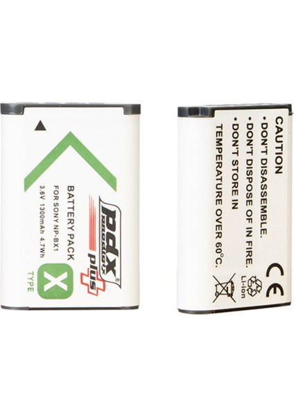 Sony BX1 Batarya Pil 1300mAh ZV-1,RX100M7,BC-TRX,RX1RM2,HX99,HX400V