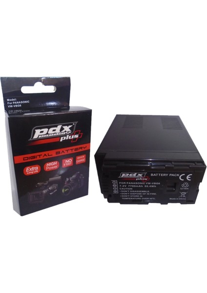 Panasonic VBG6 Batarya Pil 7700mAh AG-AF101,AG-AC160,AG-AC130,AG-HMC151,AG-HMC81,AG-HMC41
