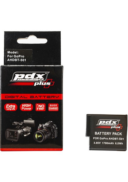 Gopro DBT501 Batarya Pil 1700mAh Hero 5, Hero 6, Hero 7 indirimleri