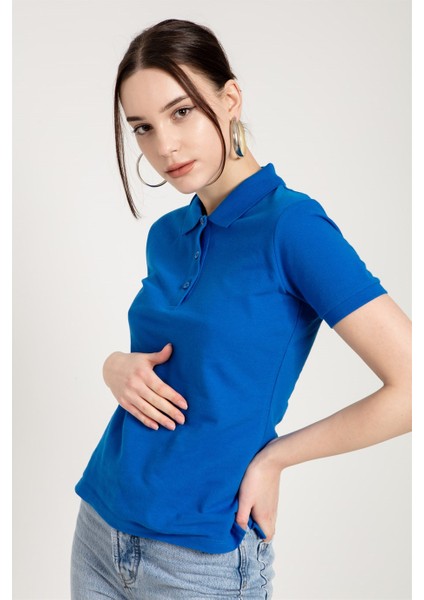 Mavi Kısa Kollu Polo Yaka T-Shirt fırsatları