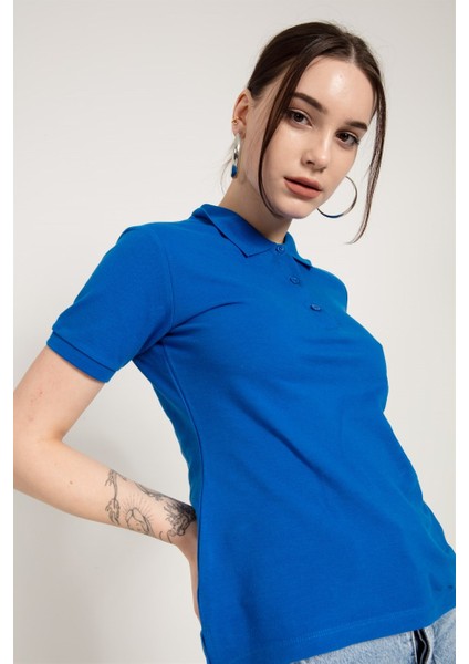 Mavi Kısa Kollu Polo Yaka T-Shirt indirimleri
