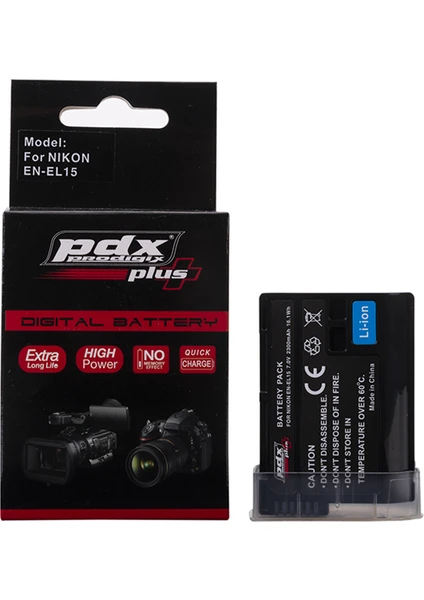 Nikon ENEL15 Batarya Pil 2300mAh D7000,D7100,D7200,D7500,D500,D600,D610,D750,D800E,D810A,D850