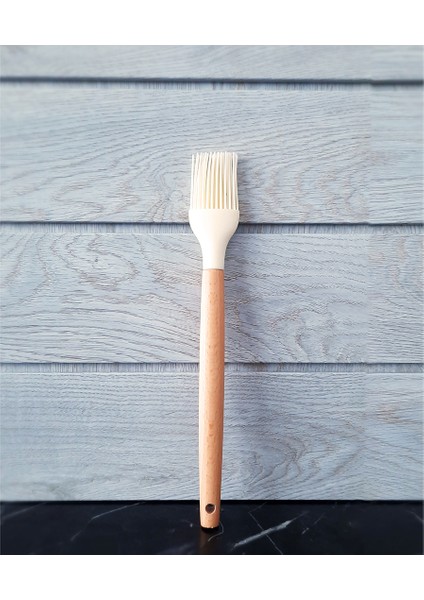 Bambu Saplı Silikon Yumurta Fırçası