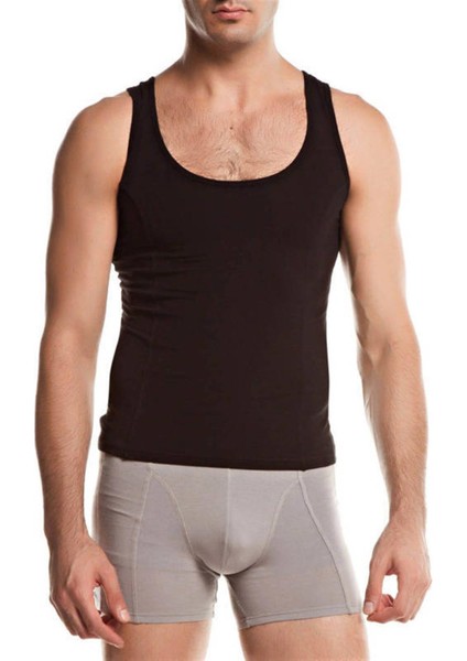 Geniş Yaka Fit Kalıp Modal Atlet 2255