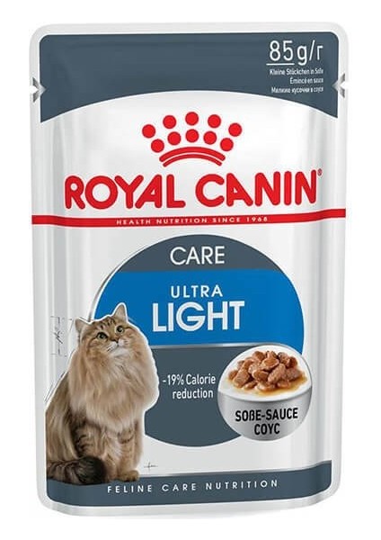 Royal Canin Ultra Light Gravy Pouch Diyet Kedi Maması 85 gr