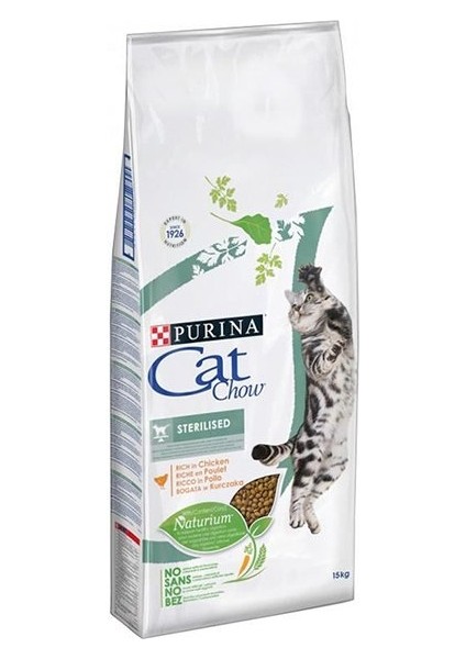 Cat Chow Kısırlaştırılmış Tavuklu Yetişkin Kedi Maması 15 kg