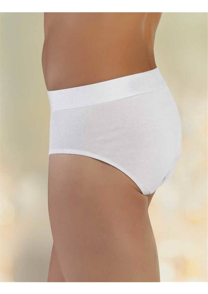 Beyaz Bel Lastiği Baskılı Süprem Erkek Slip ME063 fiyatları