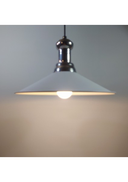 Retro Tekli Metal Sarkıt Avize Şapka Çapı: 40CM