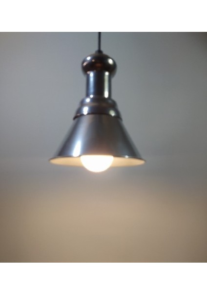 Retro Tekli Metal Sarkıt Avize Şapka Çapı: 18CM