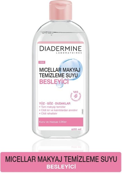 Dıadermıne Essentıal Carıng Mıcellar  Besleyici Makyaj Temizleme Suyu 400 ml