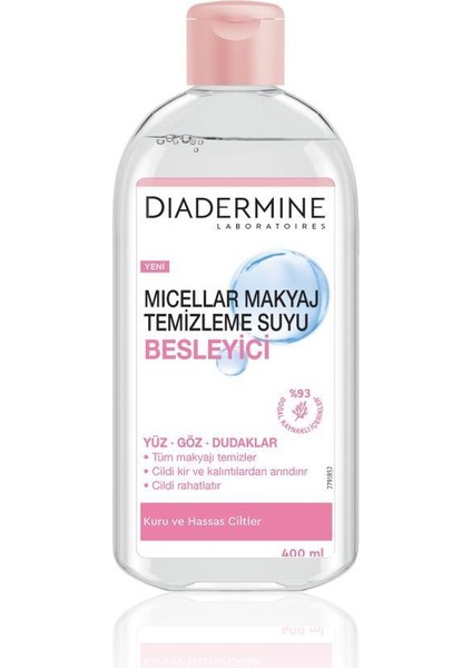 Dıadermıne Essentıal Carıng Mıcellar  Besleyici Makyaj Temizleme Suyu 400 ml