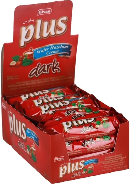 Plus Dark Gofret 13 Gr. 24lü (1 Paket)