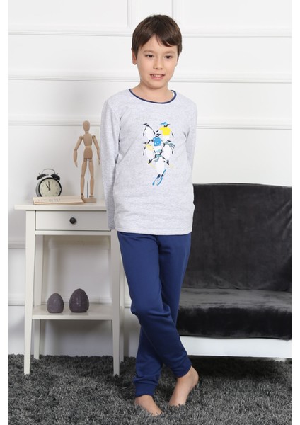 Erkek Cocuk 2ıplık O Yaka U Kol Mansetlı Pj Tk modelleri