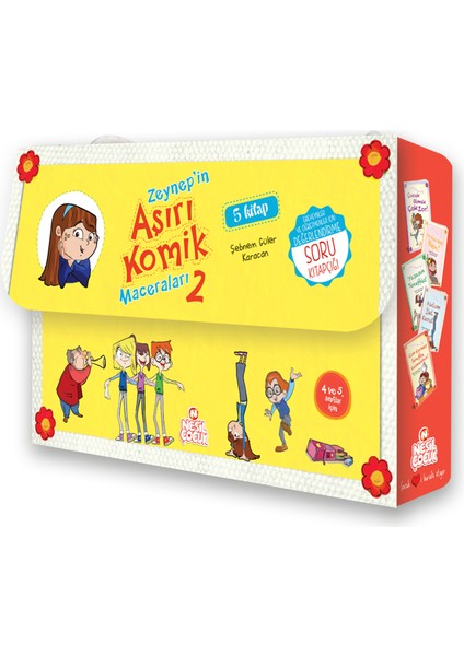 Zeynep`in Aşırı Komik Maceraları 1 ve 2 Set - Şebnem Güler Karacan