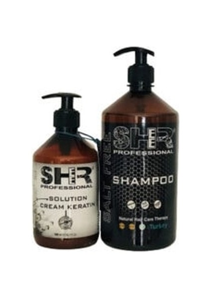 Professıonal Solusyon Krem Keratin 500 ml + Sheer Tuzsuz Şampuan 1000 ml