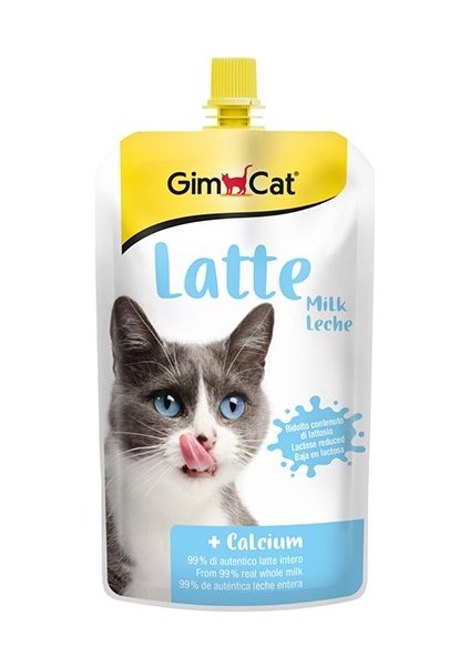 Milk Latte Calcium Sıvı Kedi Sütü 200 ml