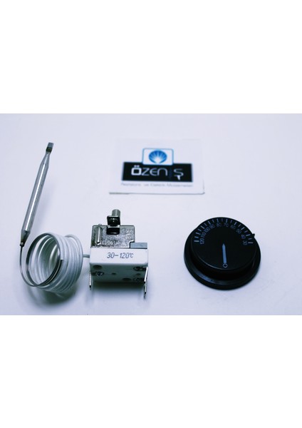 Gazlı Termostat Benmari Soba Çay Kazani Kulucka Isı Kontrol 0°-40° modelleri