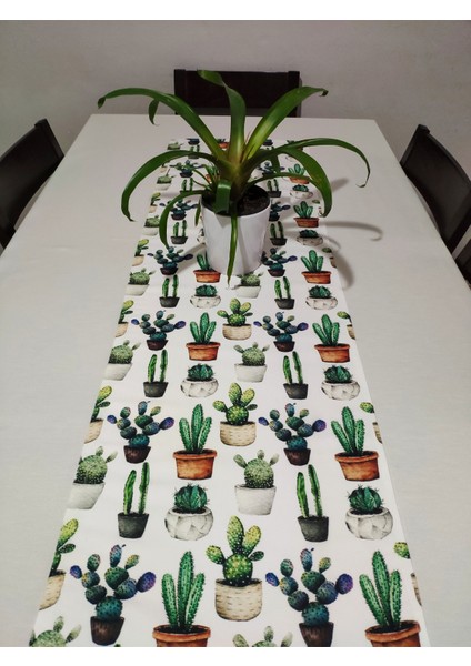 Kaktüs Desenli Özel Tasarım Runner modelleri