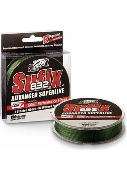 Sufıx 832 0.38MM Advanced Super Low Vıs Green 100M