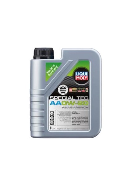 Special Tec Aa 0W-20 Motor Yağı 1 Litre (Üretim Yılı: 2021)