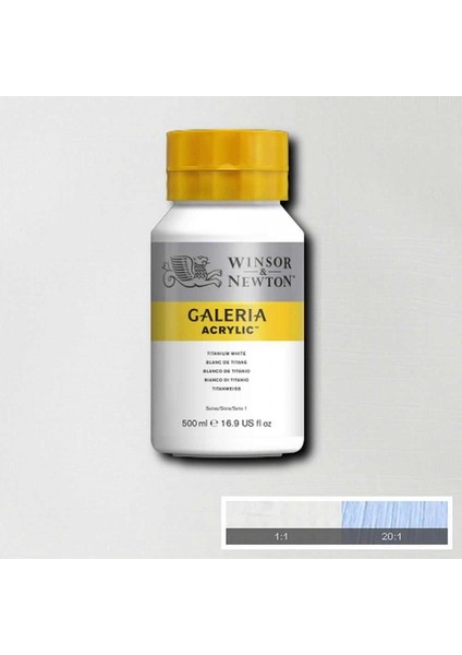 Galeria Acrylic 500ML Titanium White 644