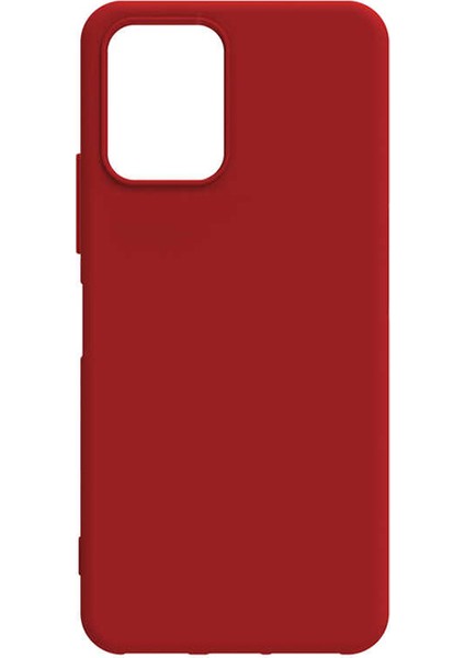 Vivo Y33S Kılıf Kılıf Mat Kamera Korumalı Premier Silikon Kırmızı