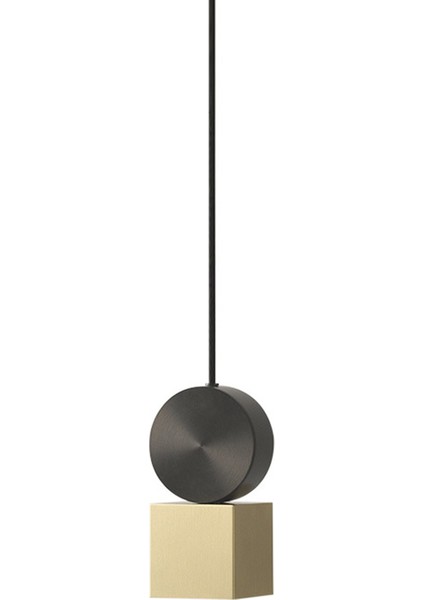 Hafif Lüks Minimalist Avize, 220 V Altın + Siyah (Yurt Dışından)