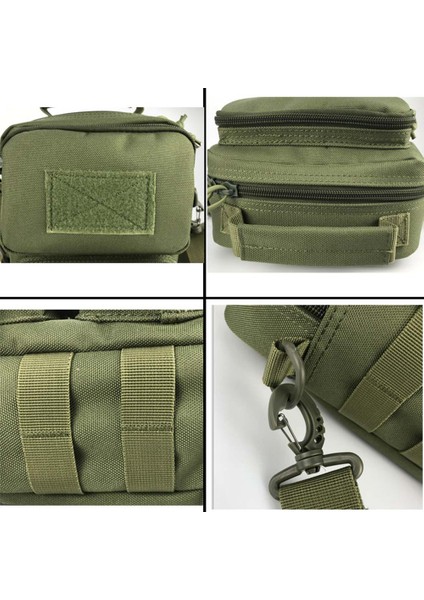 Erkekler Taktik Çanta Sling Mollle Sistemi Çanta Spor Çanta Omuz Paketi Askeri Crossbody Çanta Seyahat Kamp Telefonu Çanta (Yurt Dışından)