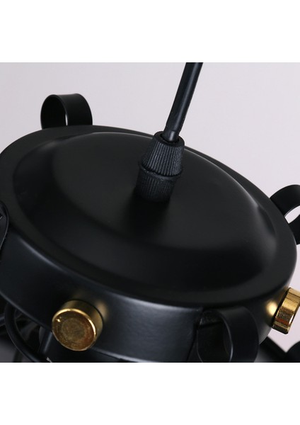 23 Cm Asılı Kolye Işıkları, Vintage Birdcage Avize Tavan Lambası, Mutfak, Yemek Odası, Koridor, Kapı Için Siyah Geometrik Tavan Asılı Lamba (Yurt Dışından) fırsatları