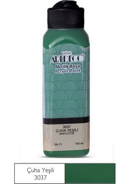 Akrılık Boya Artdeco Cuha Yesılı 140 ml 3037