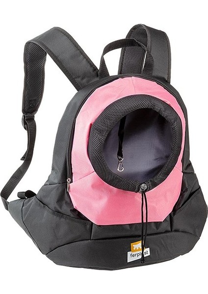 Kangoo Kumaş Sırt Taşıma Çantası Pembe 41.5X20X43 cm