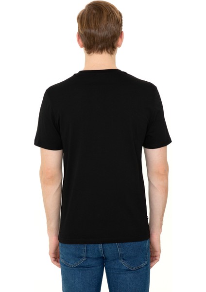 Erkek Siyah Basic T-Shirt 50248569-VR046