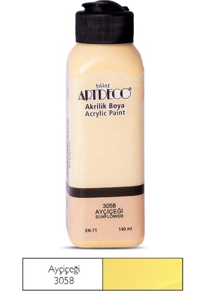 Akrılık Boya Artdeco Ayçıçegı 140 ml 3058